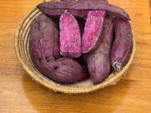 Purple sweet potatoes