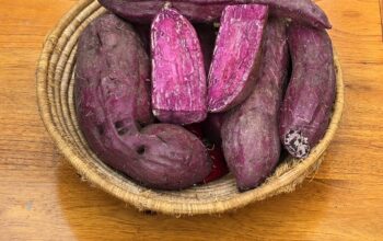 Purple sweet potatoes