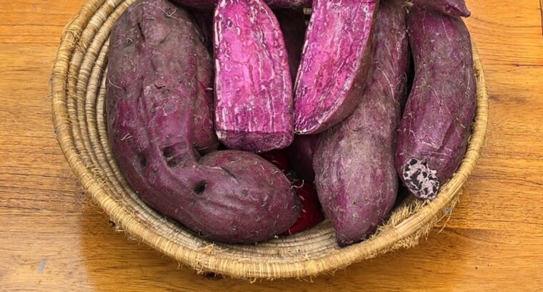 Purple sweet potatoes