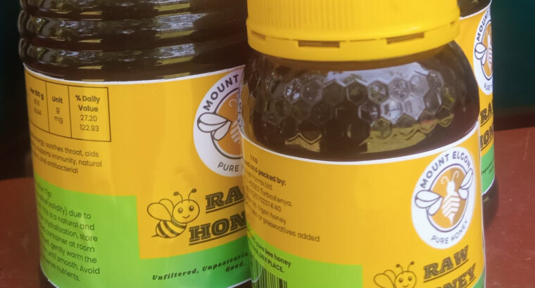 Mount Elgon pure Raw Honey