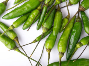 Bird eye chillies